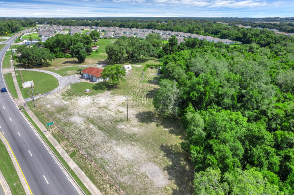 334 e myers blvd. mascotte aerial view of 2.205 acres of property