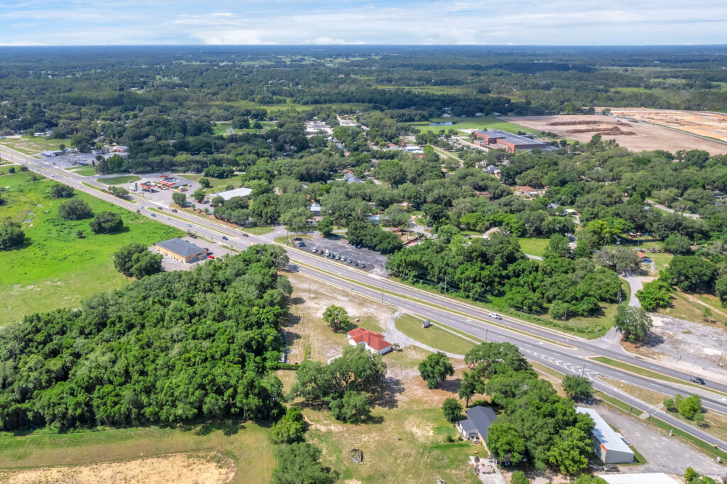 334 e myers blvd. mascotte aerial view of hwy 50 east