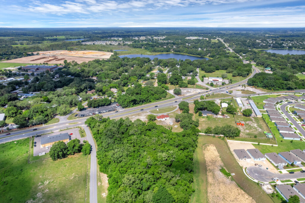 334 e myers blvd. mascotte aerial view of far distant and new development/construction